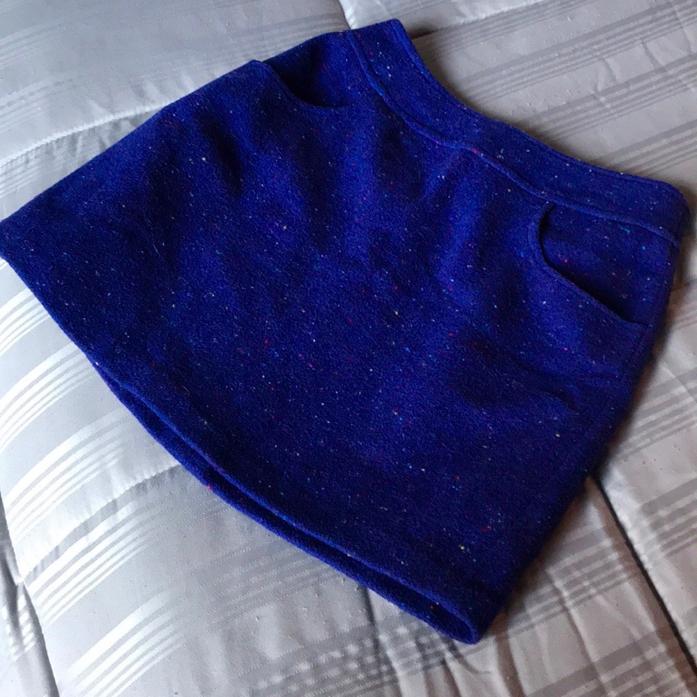 Purple mini skirt